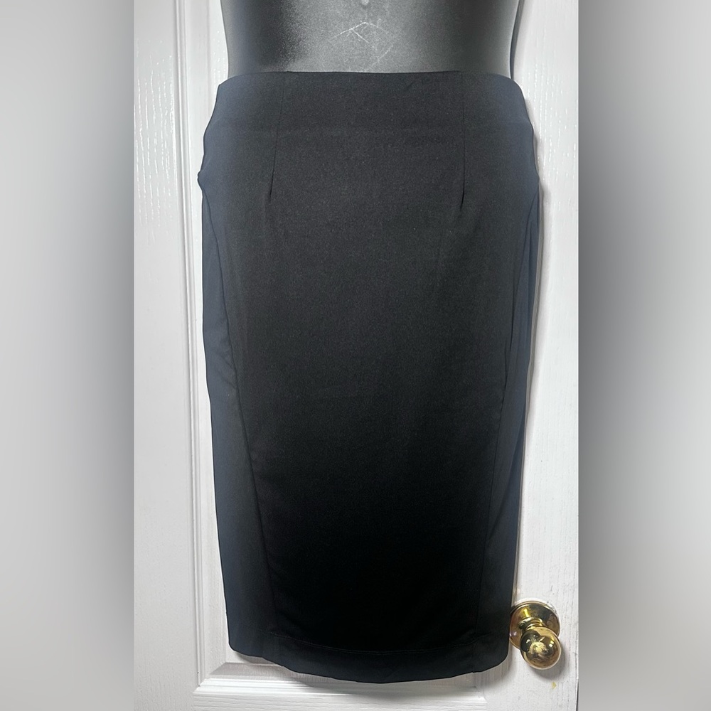 Elegant Black Midi Skirt